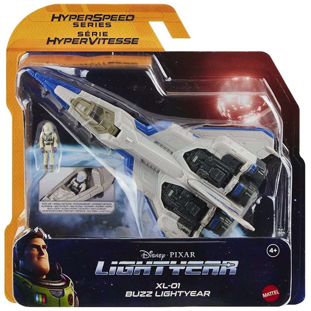 NIB. Disney Pixar Lightyear Spaceship with Buzz